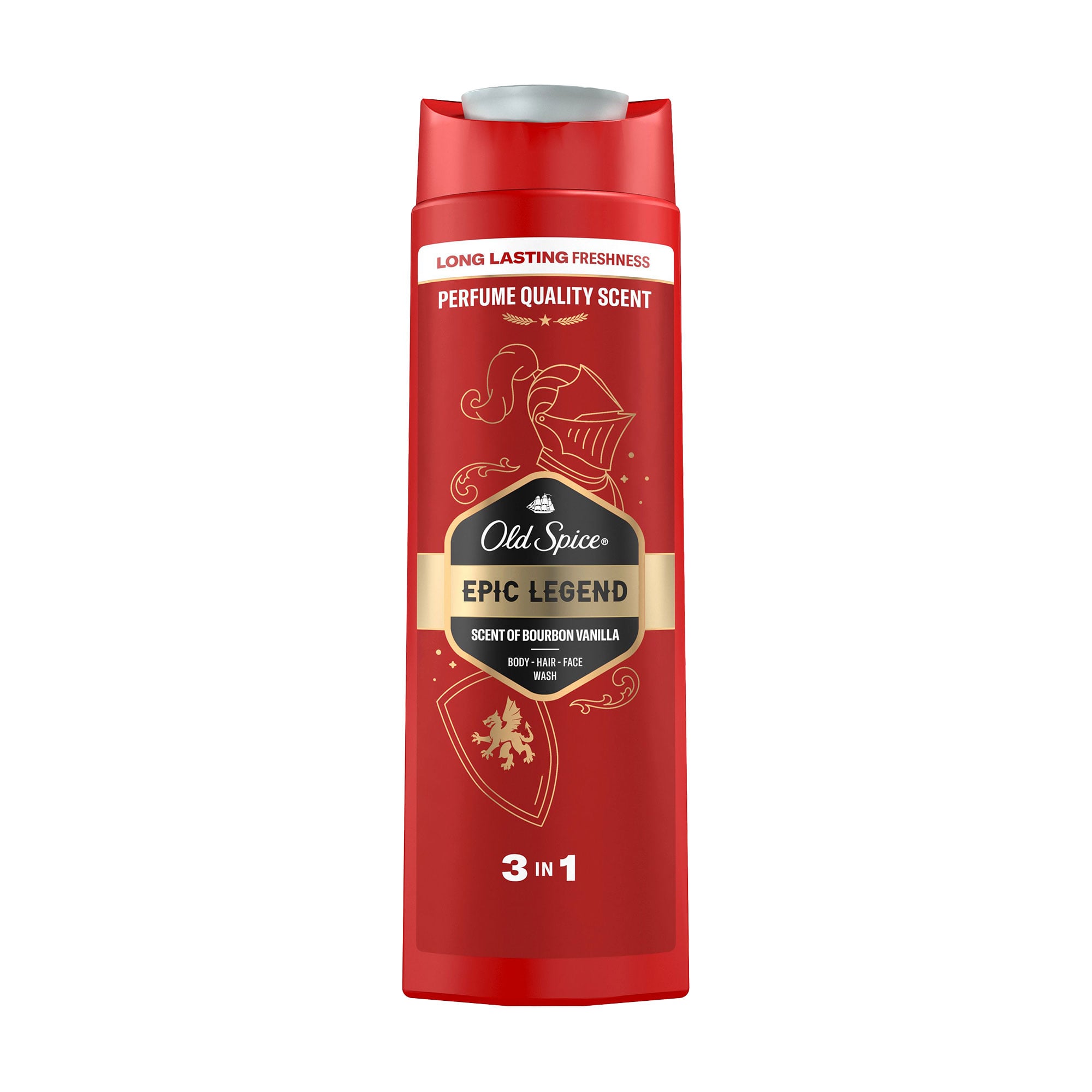 Чоловічий гель-шампунь для душу 3 в 1 OLD SPICE Epic Legend, 400 мл